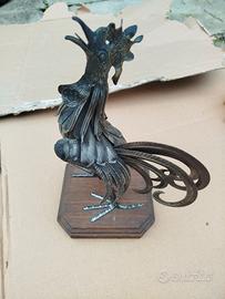 gallo in ferro battuto, Grazzano Visconti, vintage