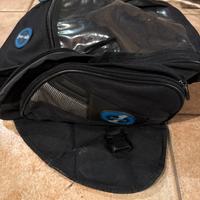 Borsa serbatoio Oxford magnetica tasca trasparente