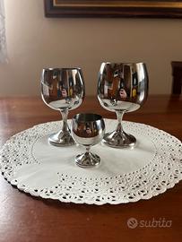 Calici in Acciaio Inox AMC 18/10 - Set 36 pezzi