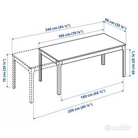 Tavolo ekedalen Ikea