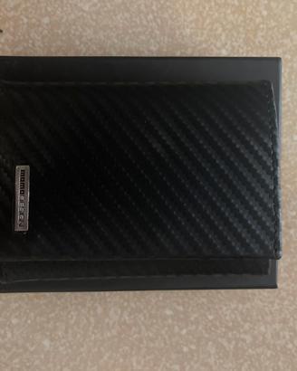 Portacarte Momo design Carbon