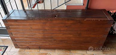 Stupende fioriere in legno massello