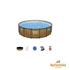 piscina effetto legno Bestway