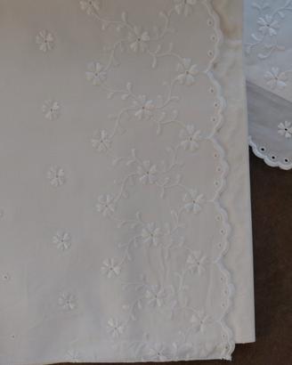 Completo Letto Vintage Lusso BIANCO Sangallo