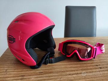 Casco e maschera da sci bambina