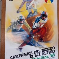 Poster vintage firmato– Campionati del Mondo di Sc