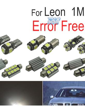 KIT 15 LAMPADE LED INTERNE PER SEAT LEON 1 M 1 99-
