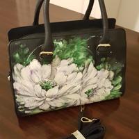 Borsa colorata a mano