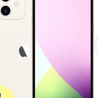 Apple12 64 gb bianco usato poco solo rotto dietro