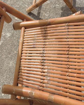 Sedie in rattan