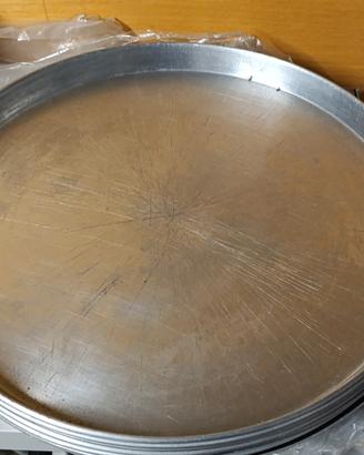 teglie rotonde per pizze o focacce professionali