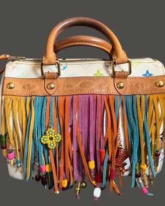 Louis Vuitton Speedy 25 Multicolore Fringe
