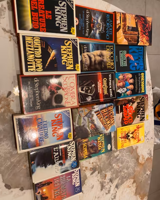 Libri di Stephen King storici in lire