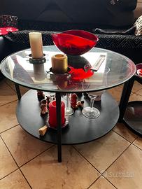 Tavolino da salotto in vetro