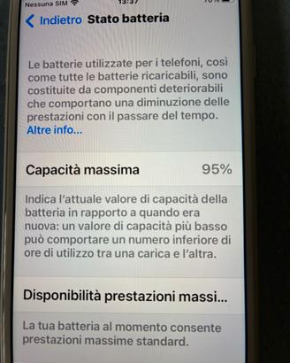 Iphone 7 32GB Batteria 95%