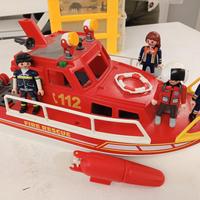Playmobil Barca Pompieri
