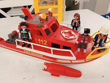 Playmobil Barca Pompieri