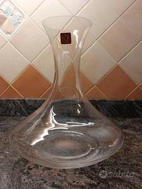 Decanter per vino in cristallo