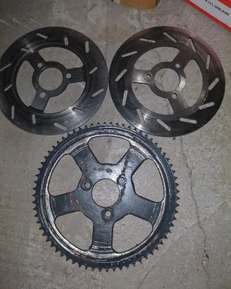 DISCHI FRENI E CORONA MINIMOTO 
