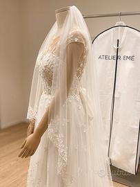 Splendido Abito da Sposa Atelier Emé-Set completo