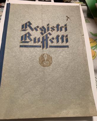 Registro della Buffetti anno 1953