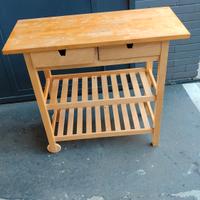 Tavolino con rotelle 