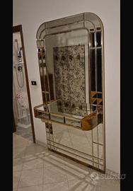 Mobile ingresso vintage con cassetti stile artDèco