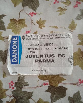 biglietto finale coppa uefa 1994/1995