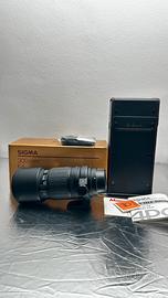 obbiettivo sigma 300mm F4 APO tele macro per canon