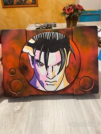 PlayStation 1 Custom Art "Tekken"