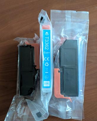 4 cartucce T3362 per Epson XP alta capacità cyan