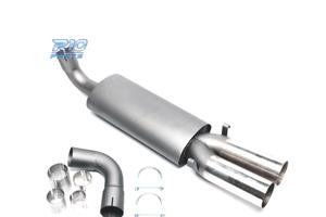 SILENZIATORE DI SCARICO PER AUDI 80 1986-1996 x2