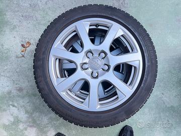 Cerchi originali Audi gomme continental 225/50R 17