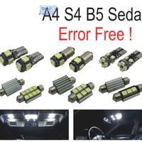 KIT 12 LAMPADE LED INTERNE PER AUDI A4 B5 SEDAN 96