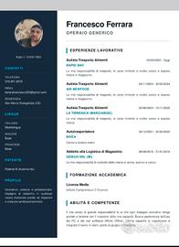 Autista,Magazziniere, scaffalista 
