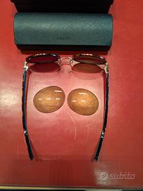 Occhiale da sole Prada donna marrone chiaro 