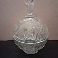 Scatola cristallo Boemia vintage