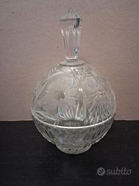 Scatola cristallo Boemia vintage