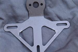 Portatarga Motone con supporto faro Eldorado
