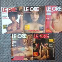 5 Riviste le ore della settimana anno 1972