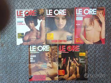 5 Riviste le ore della settimana anno 1972