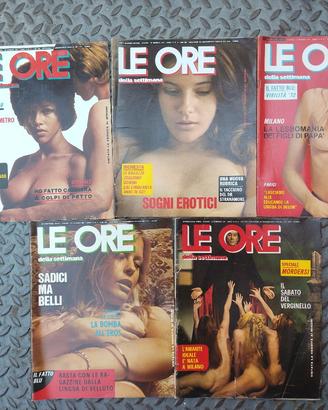 5 Riviste le ore della settimana anno 1972