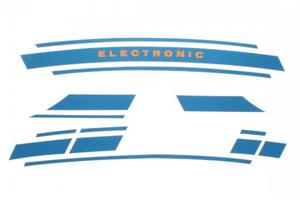 Kit adesivi laterali blu Vespa 125 ET3