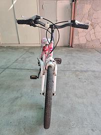 Bicicletta Welter 20 rosa e bianca per bambine 