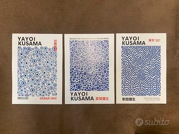 Set 3 Poster Yayoi Kusama Japan