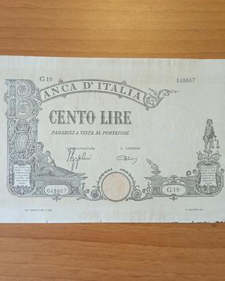 100 Lire  Barbetti 1942