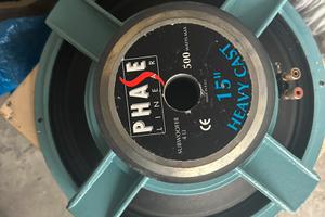 Subwoofer Phase Linear 15" Heavy Cast da riconare
