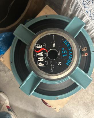 Subwoofer Phase Linear 15" Heavy Cast da riconare