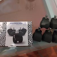 set di rotelle per sedia da ufficio