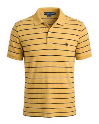 polo U.S. Polo Assn. L gialla a righe blu